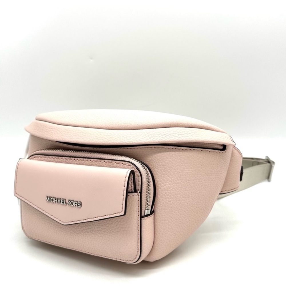 Michael Kors Maisie Large 2 In 1 Sling Pack Crossbody Bag Powder Blush